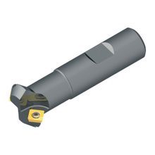 Kennametal® 1023676 Positive Indexable Chamfer Mill, 0.7 to 1.137 in Diameter Cutting, 3/4 in Shank Diameter, 3-1/4 in OAL, SDEB 26152 Insert, 0.195 in Maximum Depth of Cut, 45 deg Lead Angle, 2.0299 in Shank Length, No Through Coolant