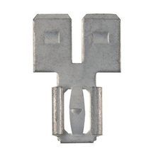 Panduit® Pan-Term® D-250A-C Type D-A Non-Insulated Vibration-Resistant Disconnect Adapter, Specifications: 2000 VAC, 266 deg F, 9/32 in L Wire Strip, Brass, Metallic