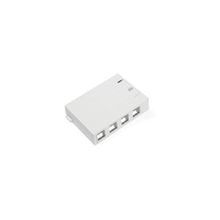 QuickPort® 41089-4WP 4-Port Outlet Box, Snap-In Module, For Use With Individual QuickPort® Snap-In Connector Module, Surface Mount, Plastic