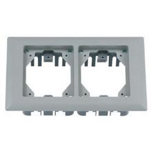 PREMISE WIRING PFBRFGY2 Carpet Flange, 6 in L x 8.13 in W, For Use With Floor Box, PVC