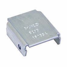 B-Line B205ZN Blank Type X Channel End Cap, 1-5/8 in W, For Use With: B22 Channel, Low Carbon Steel, Zinc Plated