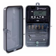 Intermatic® ET1115CR ET1100 Electronic Time Switch, 1 min to 23 hr 59 min Time Setting, 120/277 VAC, 1 hp, 2 hp, 1NO-1NC SPDT Contact Form, 1 Pole