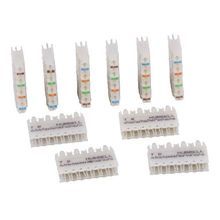 PREMISE WIRING SPEEDGAIN® 110CB4PR10 Connecting Block, 110 Style Block, 4 Pair Count, Category: Cat 5e, White