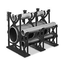 Carlon® S288NLN 1-Fold Base Spacer, 4 x 3 in, For Use With Snap-Loc® Non-Metallic Duct, Styrene