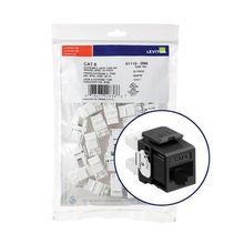 eXtreme® QuickPort® 61110-BE6 8-Position 8-Conductor Jack, 1 Port, Solid/Stranded Conductor, Plastic