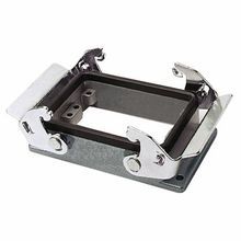 Pos-E-Kon® PB132A A Series Double Lever Locking Panel Base, Rear Entry Position, Standard Mounting, Die Cast Aluminum Alloy