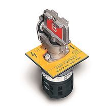 Rockwell Automation 440T-MRPSE10CB Rotary Switch - Panel Mounted, Standard Key Code Labeling, 4 N.O Contacts, 20 Amp Current