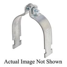B-Line B204ZN Blank Type X Channel End Cap, 1-5/8 in W, For Use With: B54 Channel, Strip Steel, Zinc Plated