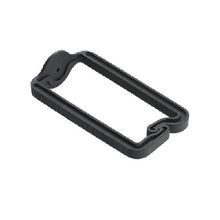 nVent HOFFMAN ECM3DR10 DACCY D-Ring Cable Manager, 1.72 in H x 3-1/2 in W, Plastic, Black