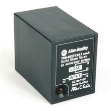 Rockwell Automation Ice Cube Style, Socketed, Solid-State Relay, w/ LED Diag. Indicator, w/ Zero Cross Function, Rated Output of 2 Amp @ 100...240V AC, Rated Input of 100/110V AC