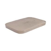 QUAZITE® PC1212HA0009 HA Series 1-Piece Tier-15 Blank Heavy Duty PC Style Underground Enclosure Cover, 12 in L x 12 in W x 3/4 in D, For Use With: 14-3/4 x 14-3/4 in Enclosure, Polymer Concrete