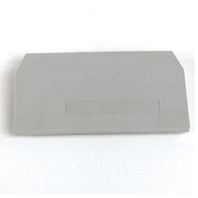 Rockwell Automation End Barrier, Gray (Standard), Qty. 50