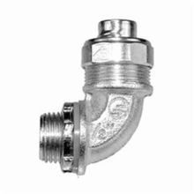 AMERICAN FITTINGS STR20090 Liquidtight Conduit Connector, 2 in Trade, 90 deg Angle, Malleable Iron, Zinc Plated