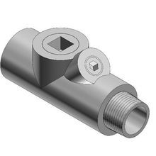 T&B® EYS21-TB Double Coated Conduit Sealing Fitting, 3/4 in For Use With: IMC/Rigid Conduit, Ductile Iron, Aluminum Acrylic Painted/Zinc Plated