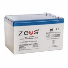Zeus® PC12-12 SLA Battery, Lead Acid, 12 VAC, 12 Ah