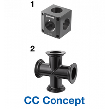 Prevost PPS1 CR203 Cross Aluminum Fitting, PPS1 Series, 1/2