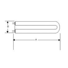 Sylvania OCTRON® CURVALUME® ECOLOGIC® FB40/CWX/6/24004 U-Bent Fluorescent Lamp, 40 W Wattage, Bi-Pin Medium Lamp Base, Fluorescent Lamp, T12 Shape, 2100 Lumens