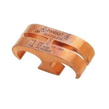 Panduit® GCE250-250 Type GCE Grounding Connector, 1/0 AWG Stranded to 250 kcmil Max Run/Tap, 1/2 to 5/8 in Rod, Copper