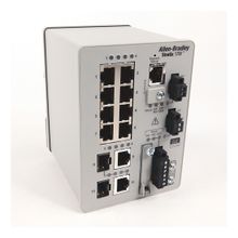 Rockwell Automation Stratix 5700 Switch, Managed, 8 Fast Ethernet Copper Ports, 2 Fast Ethernet Combo Ports, Full Software