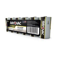 Rayovac® ALD-6J Ultra Pro Alkaline D Battery, Alkaline Chemical System, 1.5 V Nominal, 6 PK, D Battery, Shrink-Wrapped 6 Pack
