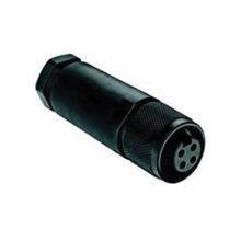 Allen-Bradley 871A-TR4-NM1 4-Pin Mini Right Angle Male Terminal Chamber, 250 VAC, 9 A, 16 AWG Cable, 2.58 in L