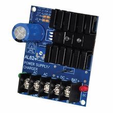 Altronix® AL624 Linear Power Supply Charger, 16 to 24 VAC Input, 6 to 24 VDC Output, 20 to 40 VA, 1.2 A