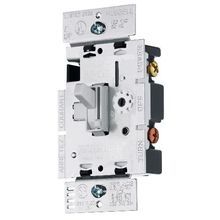 Wiring Device-Kellems tradeSELECT® RAYCL153PW 3-Way Dimmer, 120 VAC, 12.5 A, 1 Pole, Operation Mode: On/Off, White