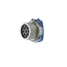 MELTRIC 17-18061 DN9c Male Multi-Pin Inlet, 480 VAC, 130 VDC, 20 A, 6P+G Poles, 7 Wires