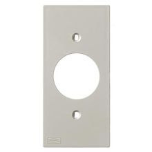 PREMISE WIRING KP7 1-Gang Non-Metallic Faceplate, 1.4 in Opening For Use With: BaseTrak® Multi-Channel Raceway, Molded PVC, Office White