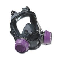 North® by Honeywell 54001 Full Facepiece, M/L, 4-Point Suspension, Threaded Connection