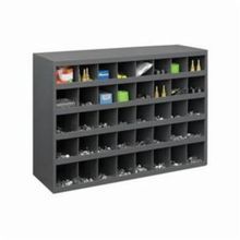 DURHAM MFG® 359-95 Deep Sloped Pigeonhole Bin Unit, 23-7/8 in H x 33-3/4 in W x 12 in D, 40 Bins