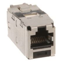 Panduit® CJS688TGY Mini-Com® TX6™ PLUS 8-Position 8-Wire RJ45 Non-Keyed Universal Shielded Jack Module, 1 Port, Solid/Stranded Conductor, ABS