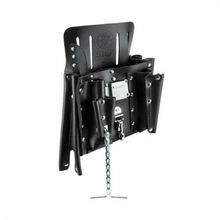 Klein® 5167 Multi-Pocket Tool Pouch, Leather, Black