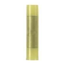 Panduit® Pan-Term® BSN10-L Insulated Butt Splice, 12 to 10 AWG Conductor, 1.14 in L, Brazed Seam Barrel, Copper, Yellow