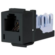 PREMISE WIRING XCELERATOR™ HXJUBK 6-Position RJ25 Standard Modular Jack, Thermoplastic
