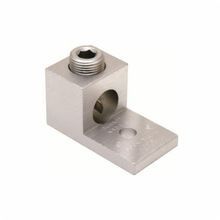 BURNDY® KA34U KA-U Dual Rated Universal Terminal Lug, 4 AWG Stranded to 500 kcmil Stranded Aluminum/Copper Conductor, 3/8 in Stud, 1 Bolt Hole, Aluminum