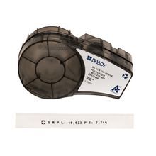 Brady® M21-375-461 Self-Laminating Cryogenic Polyester Labels with Ribbon for M210 M211 BMP21-PLUS Printers - 0.375