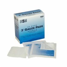 Pac-Kit® 3-201 Sealed Sterile Gauze Pad, 3 in L x 3 in W