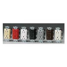 Wiring Device-Kellems Circuit Guard® GFR5352IA Duplex Heavy Duty Ground Fault GFCI Receptacle, 125 VAC, 20 A, 2 Pole, 3 Wires, Ivory