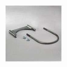 Donaldson® P206410 Single Round Band Standard U-Bolt Clamp, 3/8-16 in UNC-2A, 4.02 in OD Pipe, Cold Rolled Steel