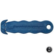 KLEVER INNOVATIONS KCJ-1SSMDX High-Sensitivity Safety Cutter, 1.25 in W Dual Blade, Stainless Steel Blade, 1 Blades Included, 4.62 in OAL