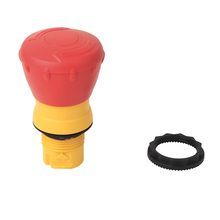 Allen-Bradley 800FP-MT44-BP 800F Non Illuminated Mushroom Operators,  Twist to Release,  40mm,  Round Plastic (Type 4/4X/13,  IP66),  Red,  ,  Bulk Pack (Qty. 10)