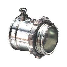 Bridgeport® 232-DC2 Conduit Connector, 1 in Trade, Die Cast Zinc, Ball Burnished/Mirror Smooth