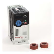 Rockwell Automation PowerFlex 525 AC Drive, with Embedded EtherNet/IP and Safety, 480 VAC, 3 Phase, 5 HP, 4 kW Normal Duty; 5 HP, 4 kW Heavy Duty, Frame B, IP20 NEMA / Open Type, Filter