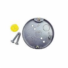 Steel City® 56111-CFB Ceiling Fan Box, Steel, 6 cu-in Capacity, 1 Outlet, 2 Knockouts, 1/2 in D Dimensions