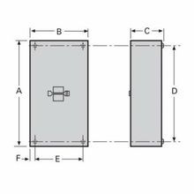 Siemens LMD1 LMD Sentron Circuit Breaker Enclosure, 60 in L x 10 in W x 22-27/64 in D, NEMA 1, Sheet Steel