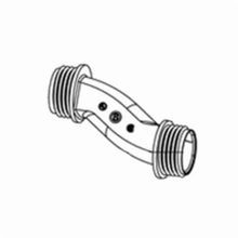 Bridgeport® 1522-DC Offset Conduit Nipple, 1 in For Use With: IMC/Rigid Conduit, Die Cast Zinc, Ball Burnished/Mirror Smooth