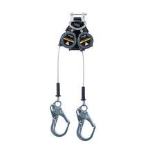 Miller® by Honeywell TurboLite™ MFLEC2-4/6FT MFL EXTREME Sharp Edge Twin Personal Fall Limiter, 420 lb Load, 6 ft L