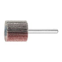 PFERD 45185 Mini-Standard Mount Coated Flap Wheel, 1 in Wheel Diameter, 1 in Face Width, 1/4 in Shank Diameter, 80 Grit, Medium Grade, Aluminum Oxide Abrasive