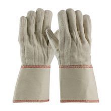 PIP® 7900G Standard Weight Welding Gloves, L, Cotton, Off-White, Cotton Lining, Gauntlet Cuff, 12-1/2 in L, Resists: Abrasion, Heat and Wear